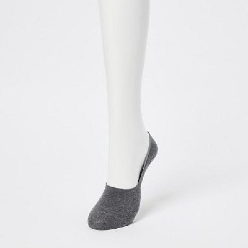 Uniqlo Footsies (3 Pairs) Sokken Dames Grijs | 4635334