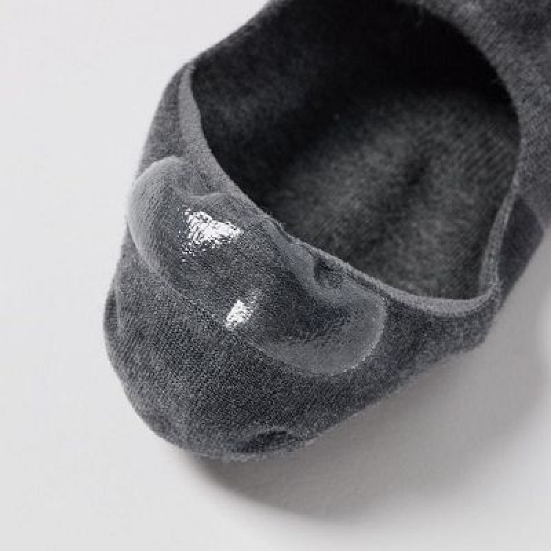 Uniqlo Footsies (3 Pairs) Sokken Dames Grijs | 4635334