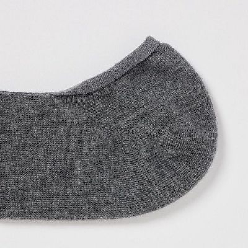 Uniqlo Footsies (3 Pairs) Sokken Dames Grijs | 4635334